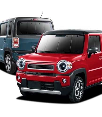 SUZUKIハスラー用趣味職人 プライバシー サンシェード フロント/リヤセット Amazon | 趣味職人 プライバシー サンシェード 車 新型 ハスラー MR52S