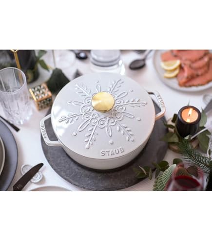 Amazon.co.jp: staub ストウブ 「 スノーフレーク ワナベ リネン S