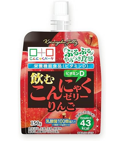 Amazon.co.jp: こんにゃくパーク BIG水分補給ゼリー レモン 飲むゼリー