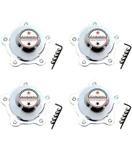 American Racing VN105-1CAP Chrome Wheel Center Cap – With Screws, 1055001