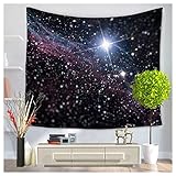 yguii Wall Hangingタペストリーwith Romantic Night Sky画像のホームデコレーション、リビングルームベッドルームdorm150130 cm ( 59 " 51 " 
