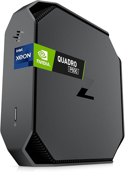 【整備済み品】【Nvidia GPU搭載コンパクトWS】エイチピー Z2 Mini G4 Workstation/Xeon E-2244G(Core i7-9700Tクラス相当) / メモリ24GB / SSD 512GB / NVIDIA Quadro P600(4画面モニター出力) / Windows 11 Pro for Workstations/WPS Office 標準搭載 - 1