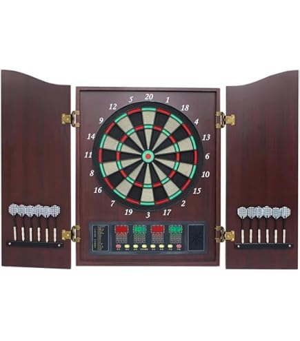 Amazon.co.jp: Bullshooter 電子ダーツボードキャビネットセット