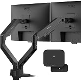 BenQ BDH01 デュアルモニターアーム/ブラック/35インチ以下対応/耐荷重各最大20kg/VESA 100x100 75x75対応/黒 | ディスプレイ2台対応,上下左右, 回転,ケーブル収納,強化プレート,ベンキュージャパン