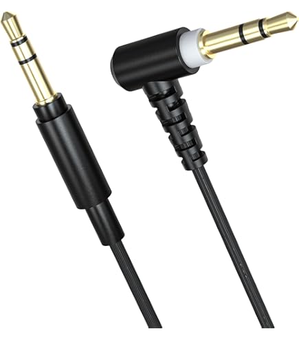 Sony WH-1000XM5 ブラック ワイヤレスヘッドホン ケーブル品❌ Amazon | 3.5mm オーディオケーブル AUXコード WH-1000XM5 交換