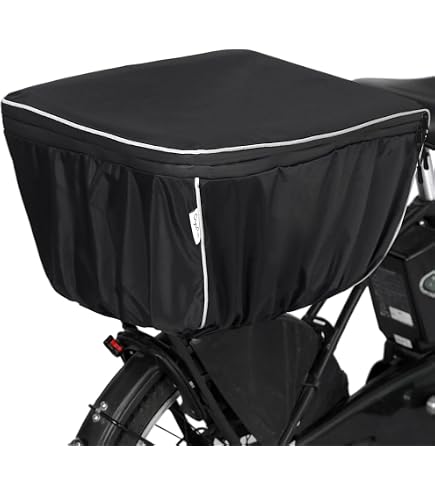 Amazon | パナソニック(Panasonic) リヤバスケット 自転車 ブラック 幅