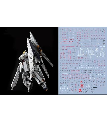 Amazon | 蛍光 ディテールアップ用 水転写式デカール RG 1/144 RX-93 ν