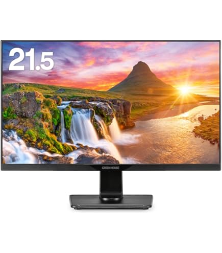 【新品】液晶モニター（ディスプレイ）GH-LCW22L-WH 21.5型ホワイト ワイド | GH-LCW22Lシリーズ | GREEN HOUSE グリーンハウス