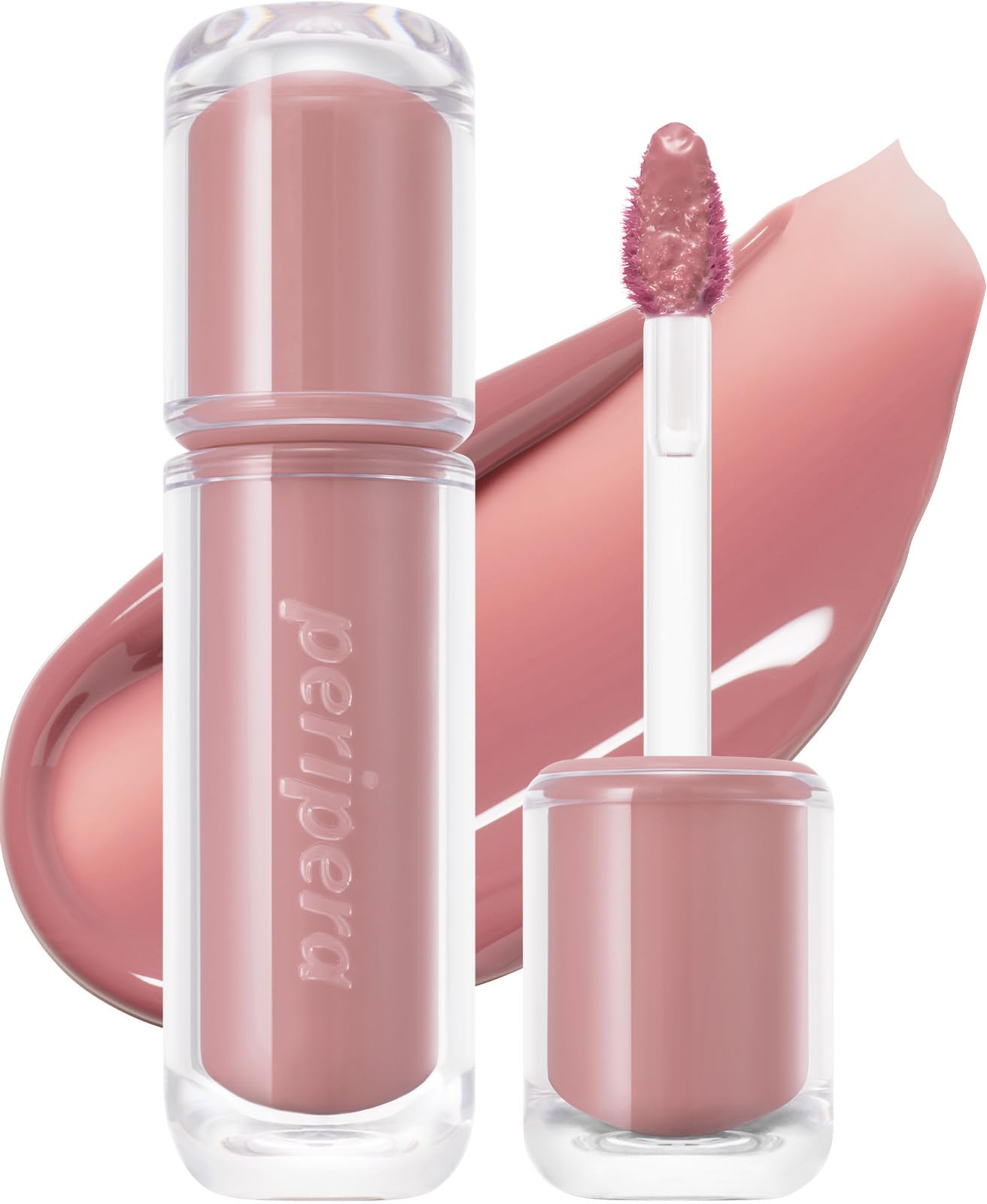 【peripera (ペリペラ) 公式】ムード グロイ ティント #28 ローズよ、豆乳して 4g リップティント ちゅるん 透明ツヤ 落ちにくい 韓国コスメ
