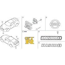 よし様★ Amazon | NISSAN (日産) 純正部品 エンブレム トランク リツド