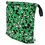 Planet Wise Roll Down Wet Diaper Bag, Laughing Leaf, Large by Planet Wise