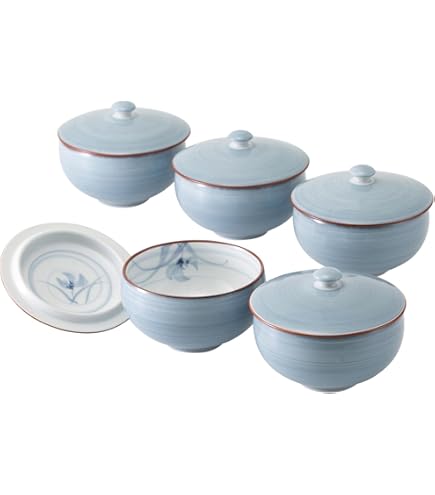 Amazon.co.jp: 深川製磁 染錦ぶどう 蓋付き湯呑み 絢爛豪華 汲み出し