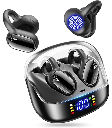 Amazon.co.jp: イヤーカフ イヤホン 骨伝導 イヤホン bluetooth txzz