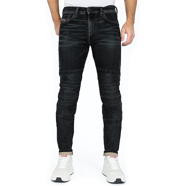DIESEL ディーゼル ダメージ加工 ジョグジーンズ サイズ28 DIESEL (ディーゼル) ウエストゴム ダメージ加工 テーパード
