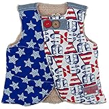 【秋冬物】 CHILD CHAMP(チャイルド チャンプ) 天竺×モコモコファーアメリカンベビーベスト 70cm /NB NO.C-86154652