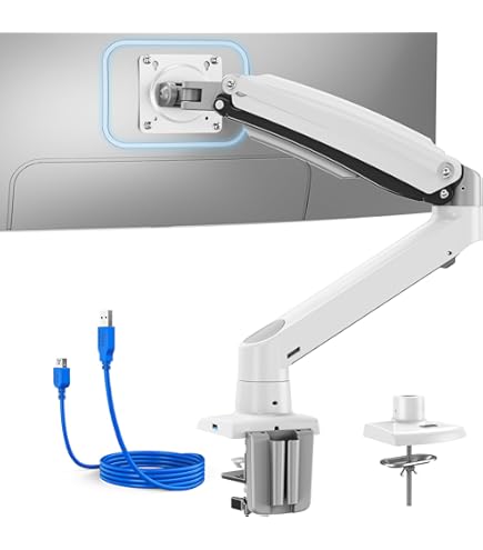 Amazon.co.jp: HUANUO (ファーノー) モニターアーム デュアル USB