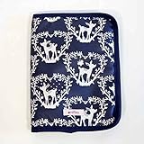 (ニニータ)ninita　マルチケース　母子手帳ケース/M.ハートバンビ柄ネイビー