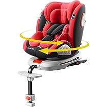 Amazon | HZDMJ チャイルドシート 360度 回転式 ISOFIX対応 成長