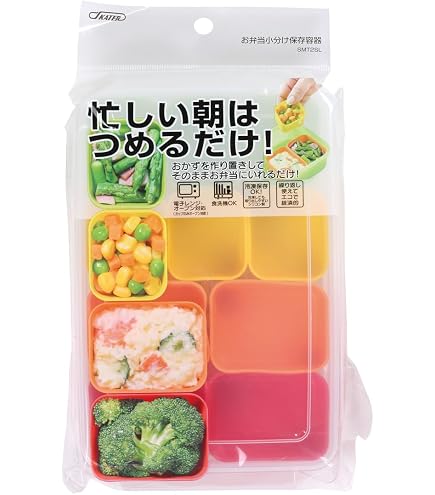 Amazon | 3 仕切り付き冷凍弁当箱 タッパー 冷凍庫・冷蔵庫・電子