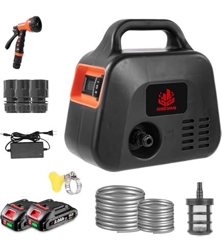 Amazon | 【XXA】20Vリチウム充電式ポータブル水中ポンプ 300W大出力
