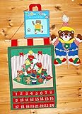 クリスマス　布のアドベント カレンダーNew!!壁掛けクリスマスツリーオーナメント24個付き&サッカーベアくん&おまけ付きクラウンベア　　スペシャルクリスマス　ギフトセット