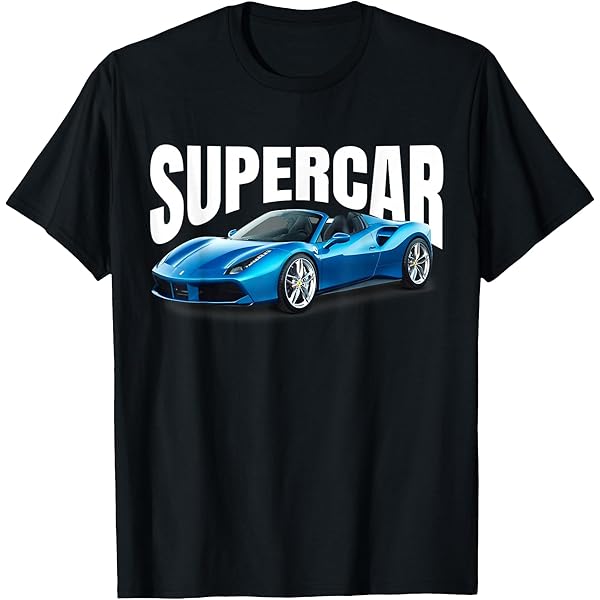 Amazon | 美しいエキゾチックなスーパーカーTシャツ、スポーツカー愛好