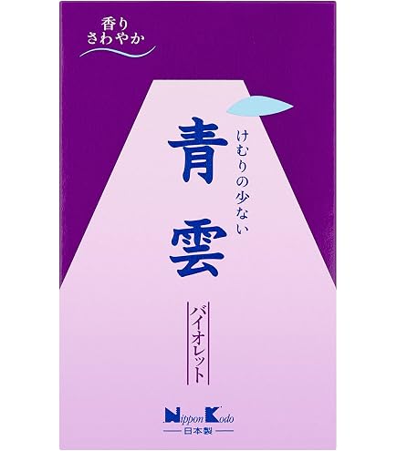 Amazon.co.jp: 日本香堂(Nippon Kodo) 青雲バイオレットバラ 約80g