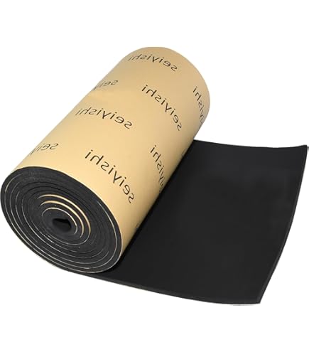 【数量限定】吸音シート デッドニングシート 断熱マット 500cm*50cm 断 断熱マット 車用 デッドニング 防音マット 500cm*50cm 厚さ10mm 車用