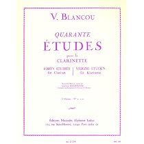 ブランクー: 40の旋律的で発展的な練習曲 第2巻/ルデュック社