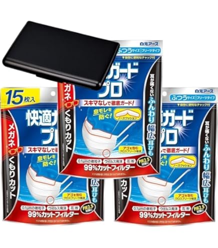 Amazon.co.jp: 白元アース 快適ガードプロ プリーツタイプ レギュラー