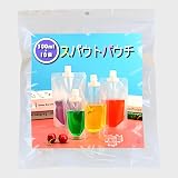 EXLEAD スパウトパウチ 透明 300ml 10個 セット 【100ml 150ml 200ml 250ml 300ml 380ml 500ml 選択可】 ドリンク パウチ パック スパウト 大口 保存 容器 飲料 容器 ジュースパック ふた付 ゼリー 空容器 ジュース 自立 スパウトパウチスタンド 袋 テイクアウト