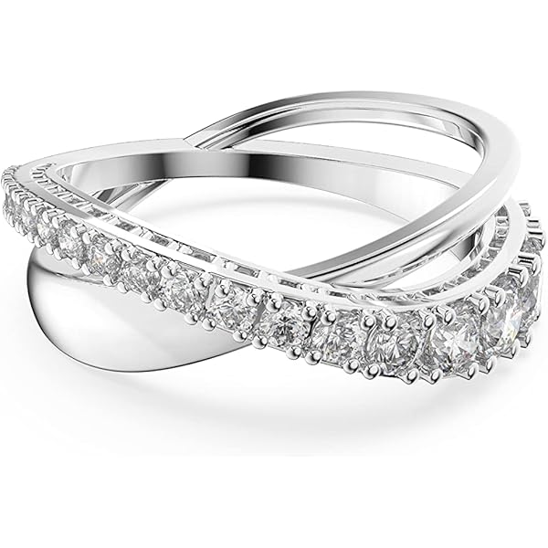 Amazon | Swarovski スワロフスキー Twist Rows クリスタル リング 