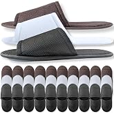 [ＥａｓｅＬｉｖｉｎｇ] 使い捨てスリッパ 個包装 10足/30足 セット 黒 白 茶 業務用 ブラック/ホワイト/ブラウン | 来客用や防災、機内用にも最適