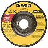 DEWALT DW4514B5 4-1/2-Inch by 1/4-Inch by 7/8-Inch Metal Grinding Wheel (5-Pack) [並行輸入品]