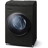 【Amazon.co.jp限定カラー】 アイリスオーヤマ ドラム式洗濯乾燥機 洗濯8kg 乾燥5kg 幅59.5cm 【ガチ落ち 温水洗浄 】 60℃の温水 洗剤を活性化 乾燥容量にこだわりたい方 4人分の衣類をまとめて乾燥 ブラック DKC85A1