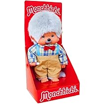 Sekiguchi Monchhichi Boy Street Fashion Plush Doll - Blue