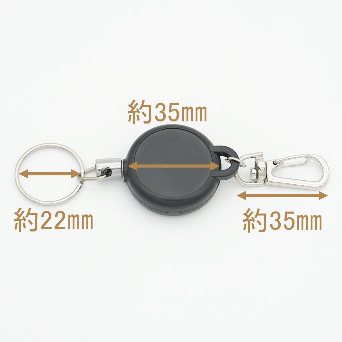 ツリグラ カラビナ付 キーリール キーホルダー リールキーホルダー 伸縮自在 紛失防止 3個組 Exert 小物用品 釣り具のクチコミ 口コミ インプレ サイト