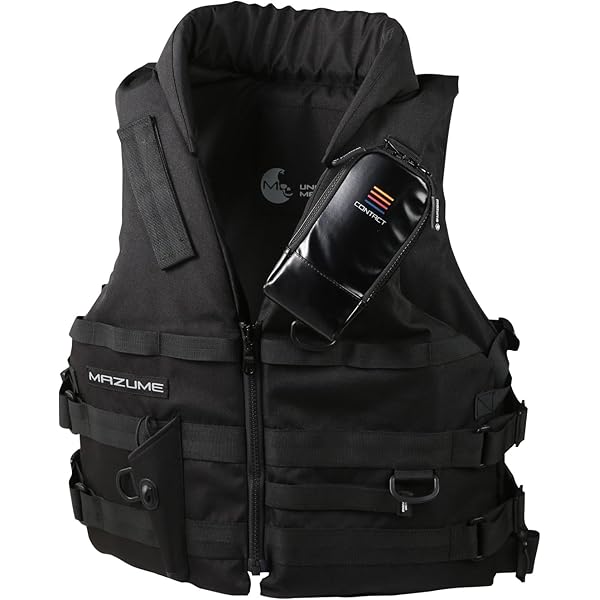 Amazon | mazume コア ライフジャケット MZLJ-771 ブラック | マズメ