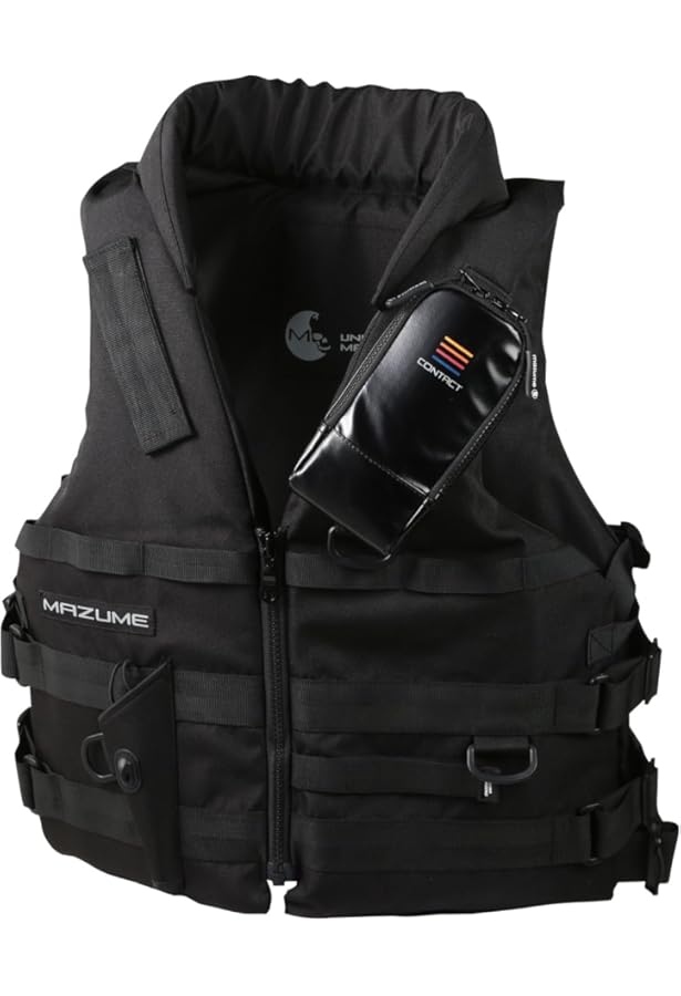 Amazon | mazume コア ライフジャケット MZLJ-771 ブラック | マズメ