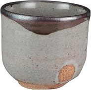 熊本千治(Chiharu Kumamoto) 皮鯨ぐい呑 唐津焼 陶器(直径約6cm 高さ約5.3cm)