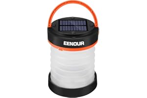 EENOUR LEDランタン ソーラーランタン USB充電式 キャンプランタン 高輝度 3段階調光 モバイルバッテリー機能 折り畳み 懐中電灯 キャンプ アウトドア 停電 防災対策