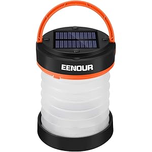 EENOUR LEDランタン ソーラーランタン USB充電式 キャンプランタン 高輝度 3段階調光 モバイルバッテリー機…