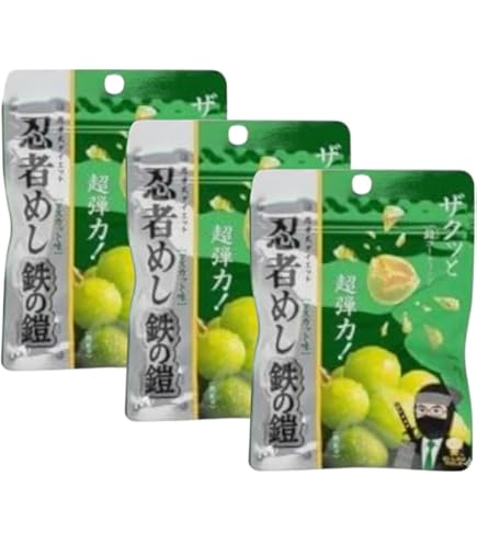 Amazon | 【購入制限なし】忍者 めし 鉄の鎧 マスカット味 40g | ノー