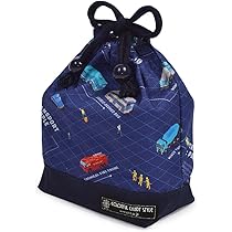 星柄　紺色　赤　 ハンドメイド　給食袋　コップ袋　巾着　入園入学準備 入園入学新学期準備 スター星柄 シンプルお道具袋・コップ袋
