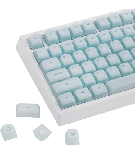 Amazon.co.jp: 原神グッズ PBT キーキャップ メカニカルキーボード 甘