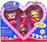 Littlest Pet Shop Valentine Exclusive Beagle Pig Birdie (Cockatoo) Kitty [並行輸入品]
