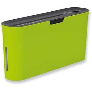 アスカ クロスカットシュレッダー 卓上スリムデザイン 連続10分 最大3枚細断 B03G グリーン