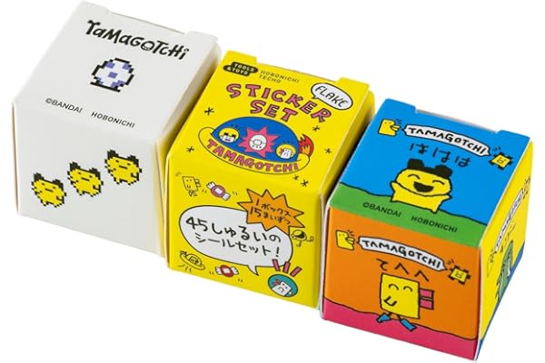 ほぼ日手帳 たまごっち/フレークシール（3箱セット） 手帳アクセサリー