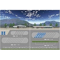 Amazon.co.jp: 箱庭技研 ジオラマシート 1/64 SA/PAセット 2枚入