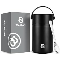Lazycozy Thermos Speiseflasche 800 Ml – Vakuumisoliert Aus Edelstahl, Auslaufsicher, Hält 12h Warm/kalt, Mit Löffel & Tasche